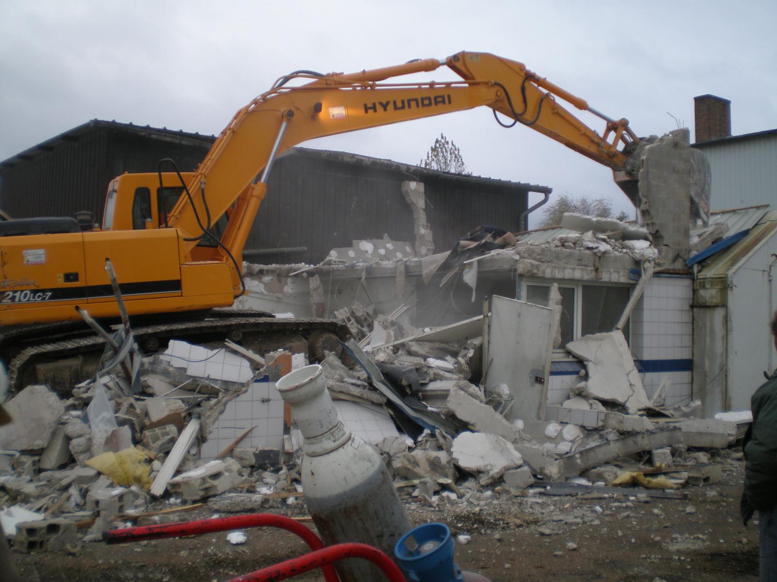 destruction de maison